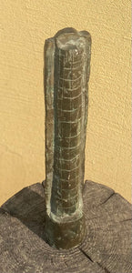 Mindaugas Šnipas | Vertikalus gabalas, 1991 | Bronza, 26.5x5x4.5