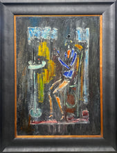 Load image into Gallery viewer, Vytautas Kasiulis&lt;br&gt;Džentelmenas bistro&lt;br&gt;Drobė aliejus, 65x45,5 (84x63)