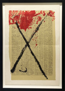Antoni Tàpies (Ispanija)<br>Journal, 1968<br>Litografija, 56x38(63x45)