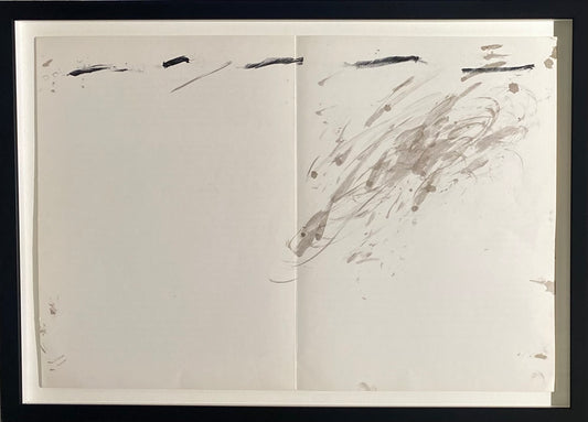 Antoni Tàpies (Ispanija) | Tirets supérieurs, 1967 | Litografija, 40x56 (45x63)