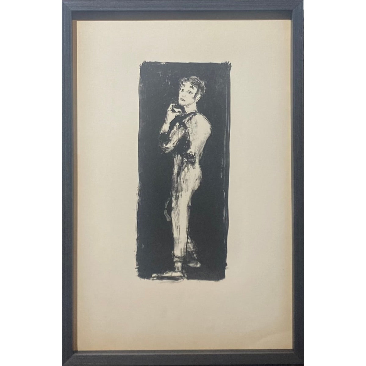 Arbit Blatas | Mimas Marselis Marso, 1960 | Litografija, 32x14 (52x35)