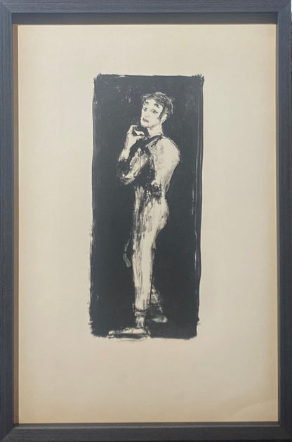 Arbit Blatas | Mime Marcel Marceau, 1960 | Lithograph, 32x14 (52x35)