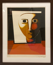 Load image into Gallery viewer, Antonio Guansé  (Ispanija) | Visage de face, 1974 | Litografija, 53x42 (73x59)
