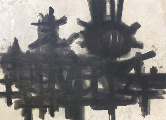 Henry Šalkauskas | Composition, 1961 | Gouache, paper, 56x76 (75x96)