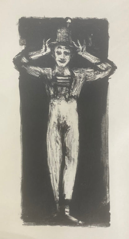 Arbit Blatas | Mime Marcel Marceau, 1960 | Lithography, 37x19 (52x35)