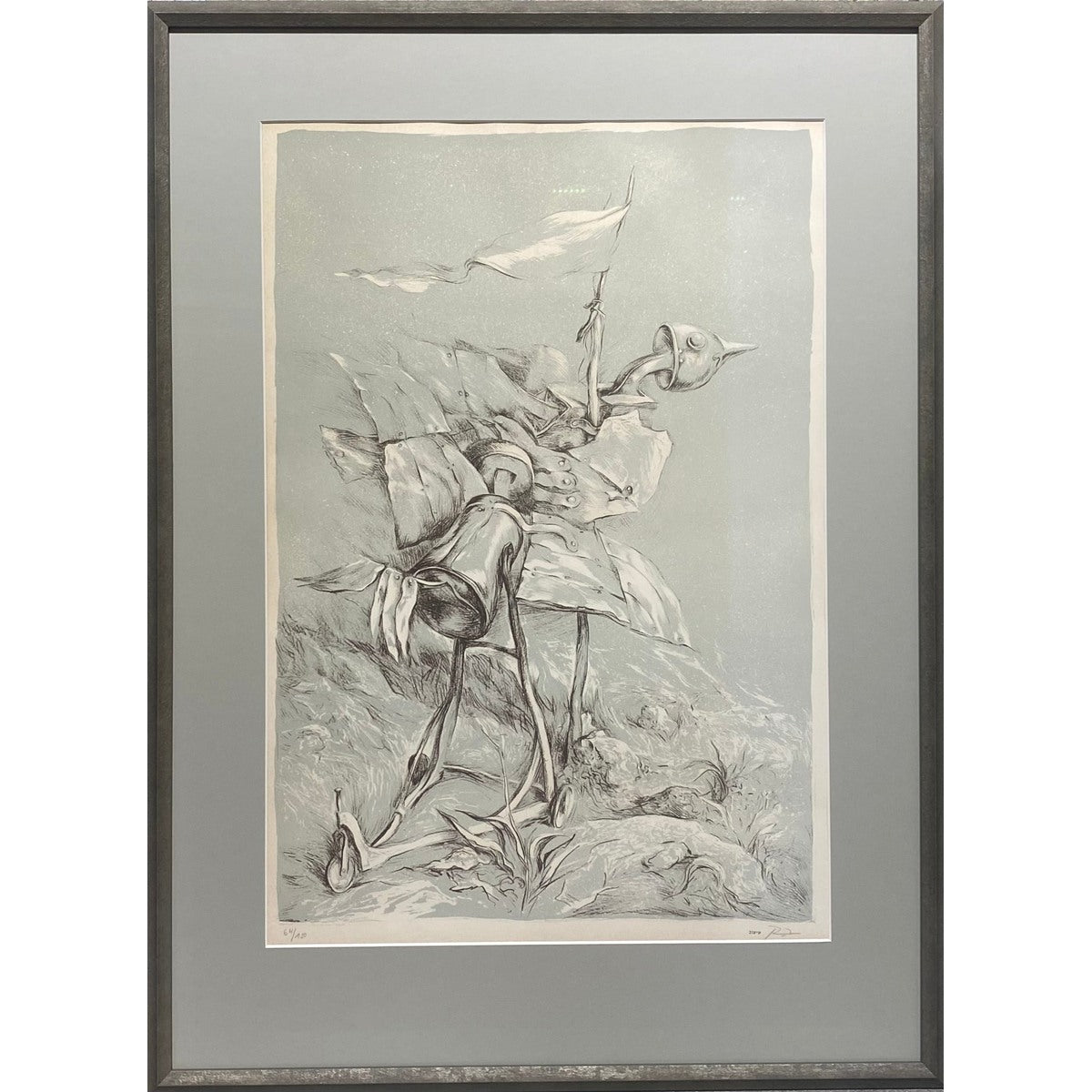 Samuel Bak | Surrealistic depiction | Lithograph, 56x38 (76x56)