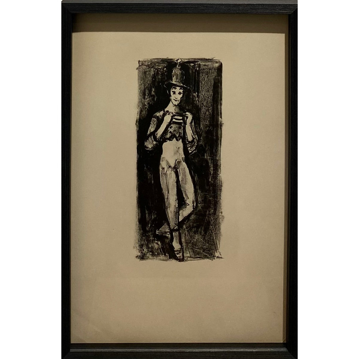 Arbit Blatas | Mimas Marselis Marso, 1960 | Litografija, 30x13 (52x35)
