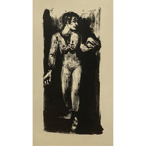 Arbit Blatas | Mimas Marselis Marso, 1960 | Litografija, 37x18 (52x35)