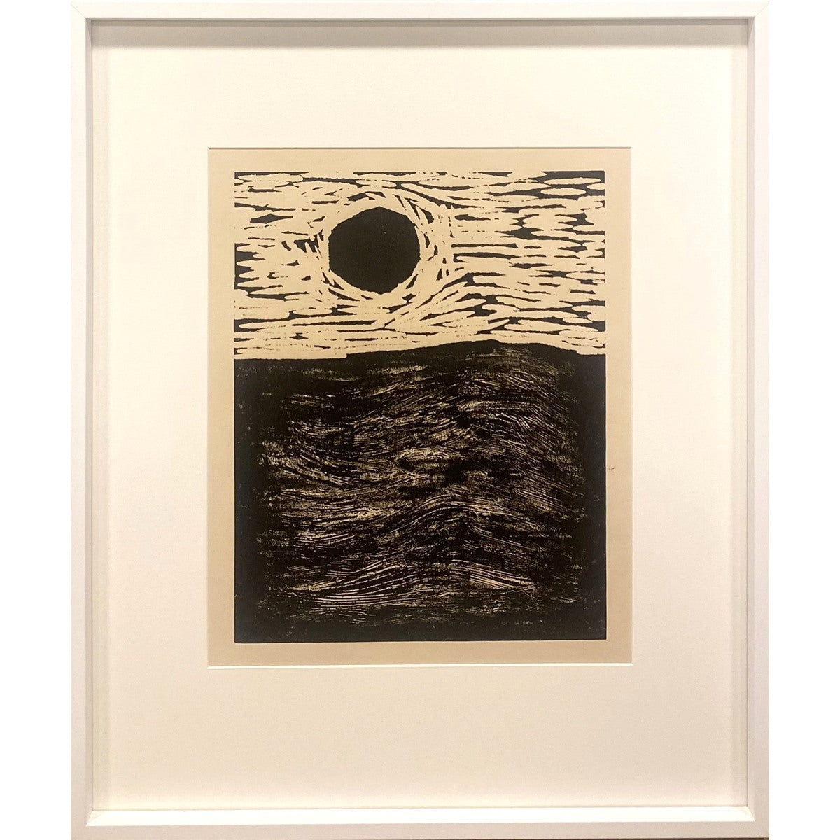 Henry Šalkauskas | Composition | Paper, linocut, 38,5x31 (67x56)