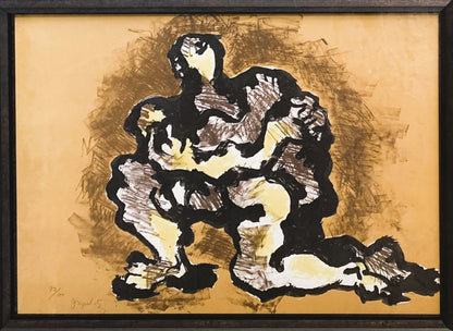 Jacques Lipchitz | Kneeling Figure, 1971 | Lithograph 22/100, 46x65 (49.5x68)