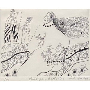 Theo Tobiasse | Fruits pour Bethsabée | Ofortas, 13,5x18 (29x33)