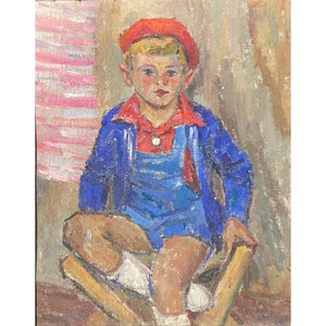 Stasys Jusionis | Berniukas, 1960 | Aliejus, drobė, 64x52 (69x58)