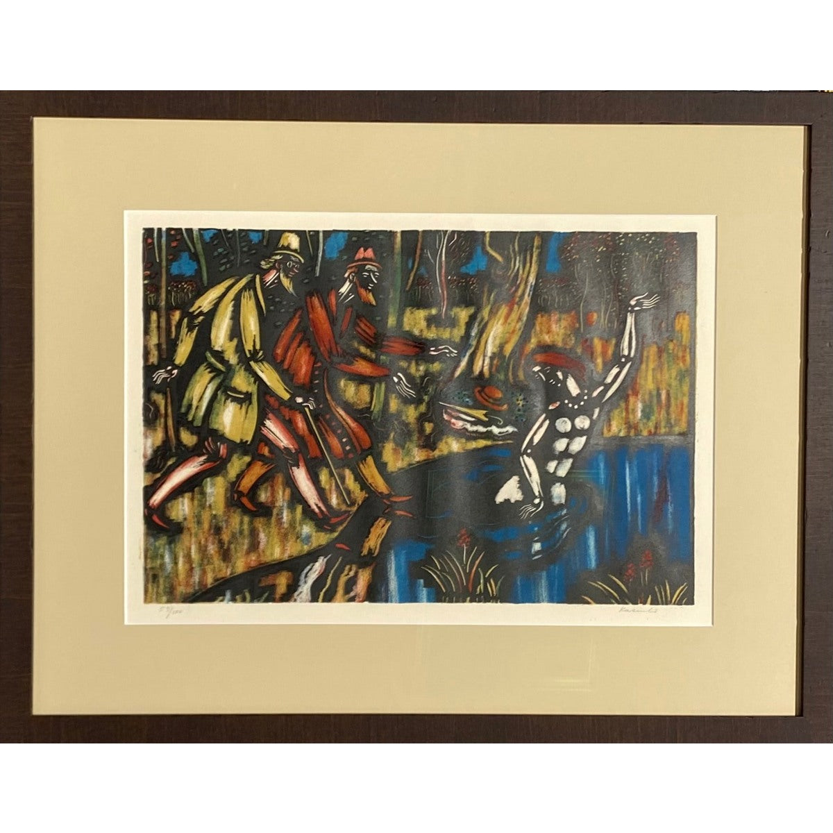 Vytautas Kasiulis | Zuzana, XX a. 6 deš. | Litografija 53/100, 32x47 (56x71)
