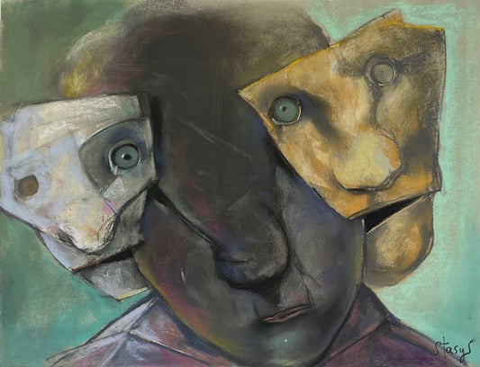 Stasys Eidrigevičius | Lawyer | Pastel, paper, 48.5x63 (67x82)