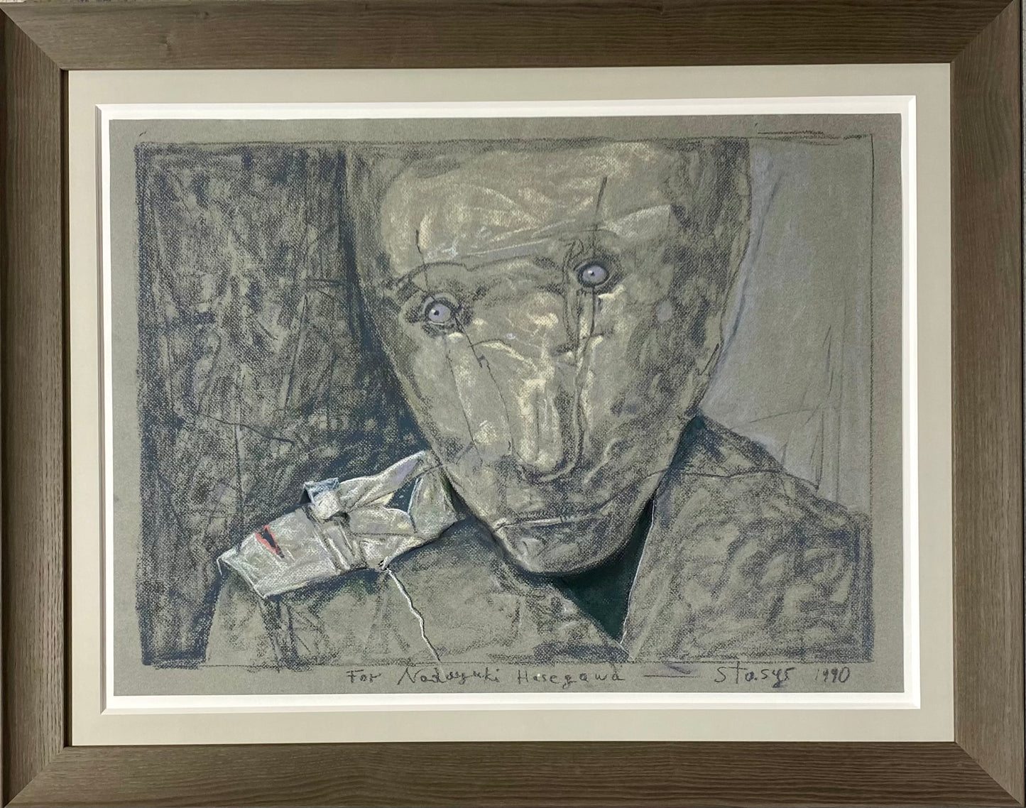 Stasys Eidrigevičius | Regalija, 1990 | Pastelė, popierius, 54,5x75 (75x95)