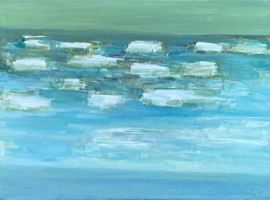 Gabrielė Krulytė | Ištirpsta, 2016 | Drobė, aliejus, 37,5x50,5