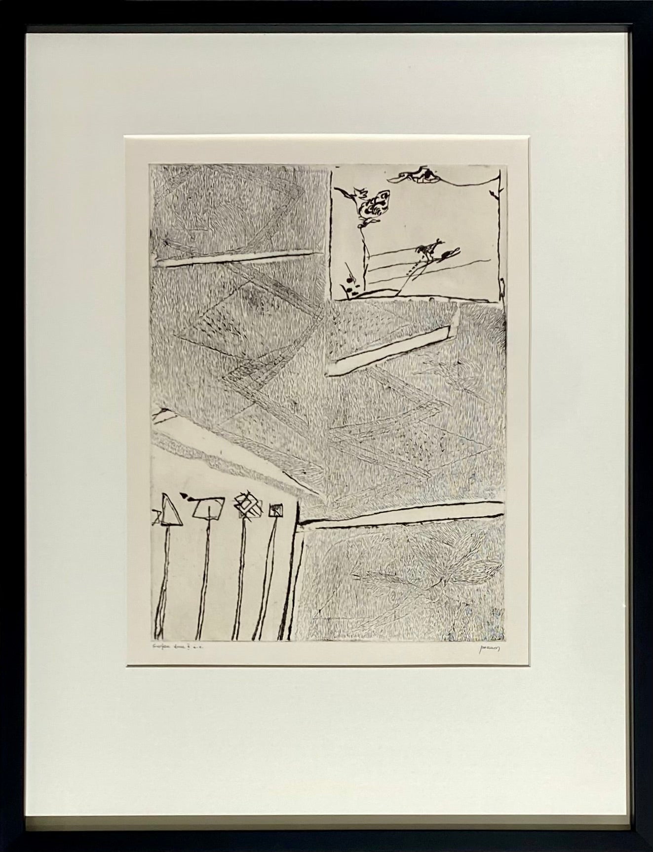 Pranas Gailius | REZERVUOTA | Surface émue II | Ofortas, popierius, 39x29 (69x53)