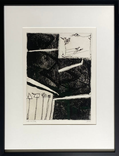 Pranas Gailius | Surface émue II | Ofortas, popierius, 3/30, 39x29 (69x53)