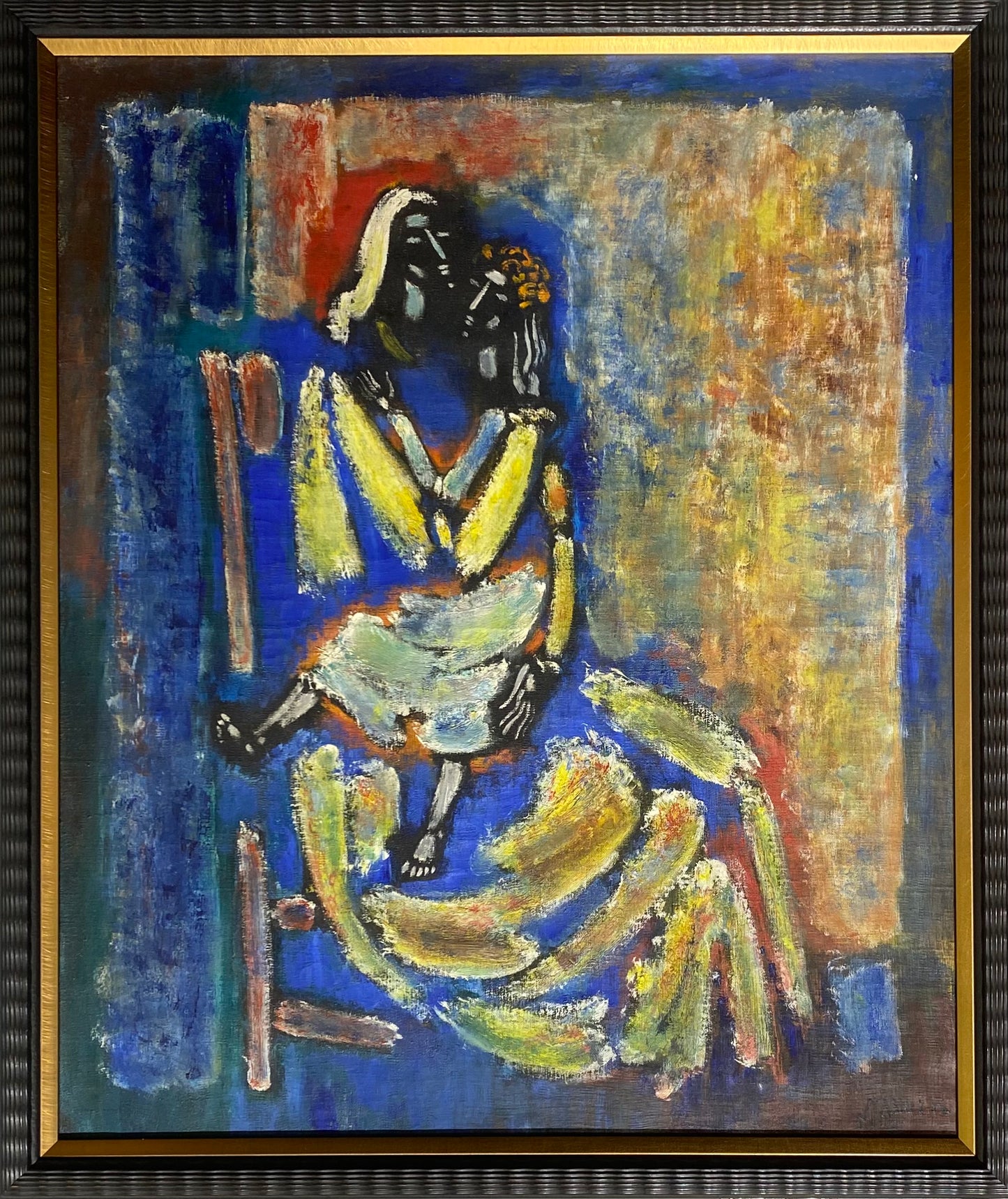 Vytautas Kasiulis | Motina su vaiku, 1951 | Aliejus, drobė, 65x54