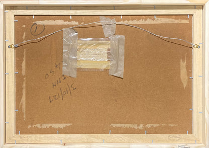 Pranas Domšaitis | Afrikos vaizdelis | Aliejus, kartonas, 39x58 (48x67,5)