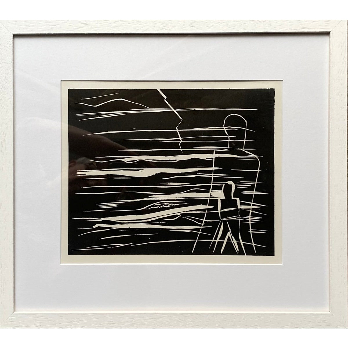 Lasar Segall | Sea with figures / Mar com figuras, 1929 | Xylograph, 21x26 (37x41,5)