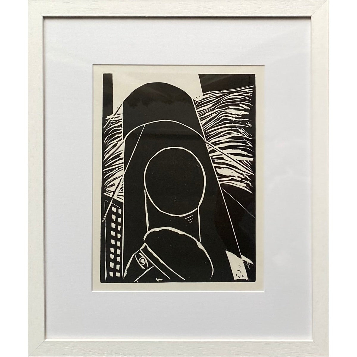 Lasar Segall | Marinheiro com chamine / Sailor with chimney, 1924 | Xylograph, 24x18 (41.5x35)