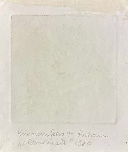 Vincas Kisarauskas | Ekslibris Christine Hans Jorgen Heinrich, 1984 | Ofortas, 8,5x8,5 (19x19)