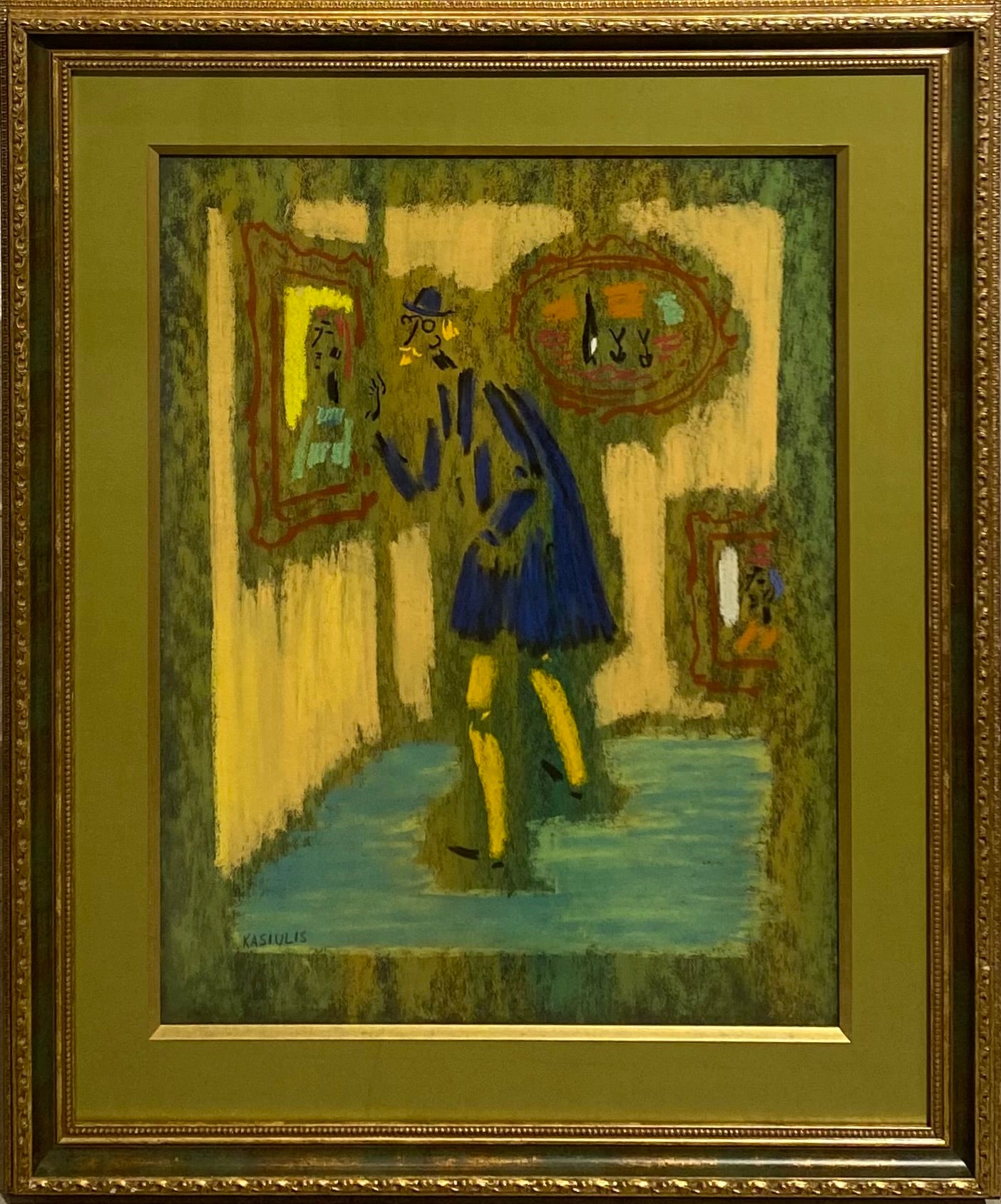 Vytautas Kasiulis | Parodoje | Pastelė popierius, 65x50 (88x73)