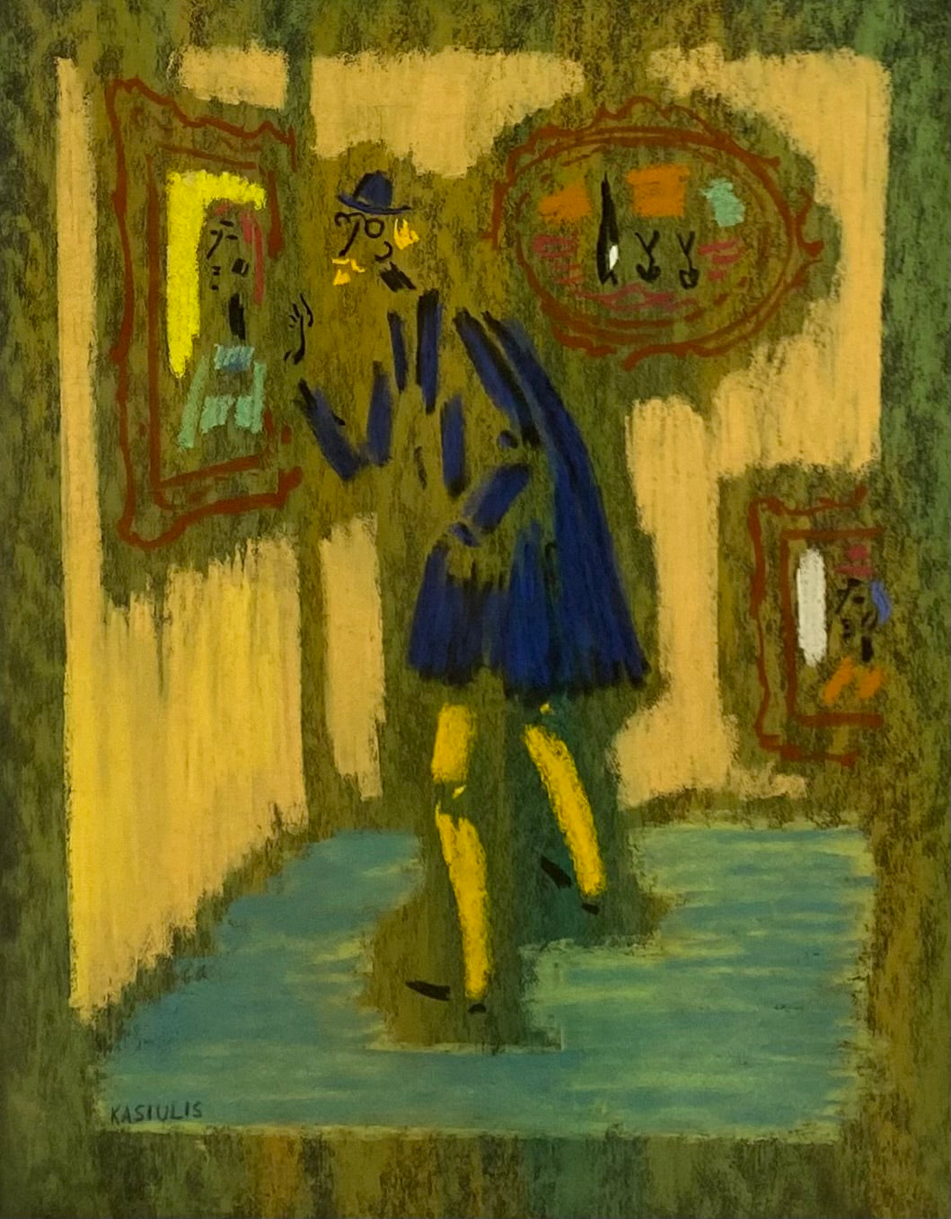 Vytautas Kasiulis | Parodoje | Pastelė popierius, 65x50 (88x73)