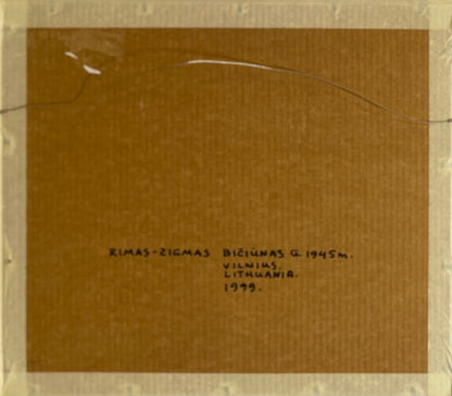 Rimas Bičiūnas | Untitled, 1999 | Pencil on paper, 24x31 (42.5x49)