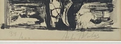 Arbit Blatas | Zizi, 1961 | Litografija, 51x23 (73x42)