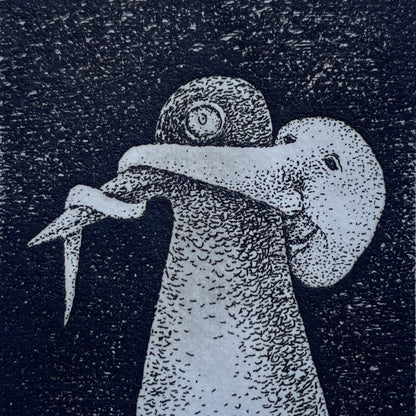 Stasys Eidrigevičius | Ekslibris Friso Fjodor van der Zee | Ofortas, 6,3x4,9
