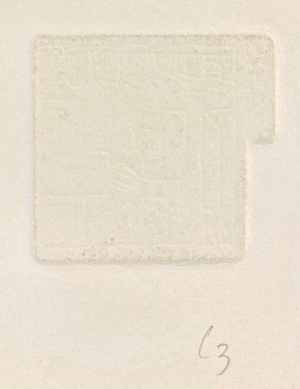 Vincas Kisarauskas | Ex Libris Antanas Gudaitis, 1970 | Etching, 4,2x4,6 (12,5x12,5)