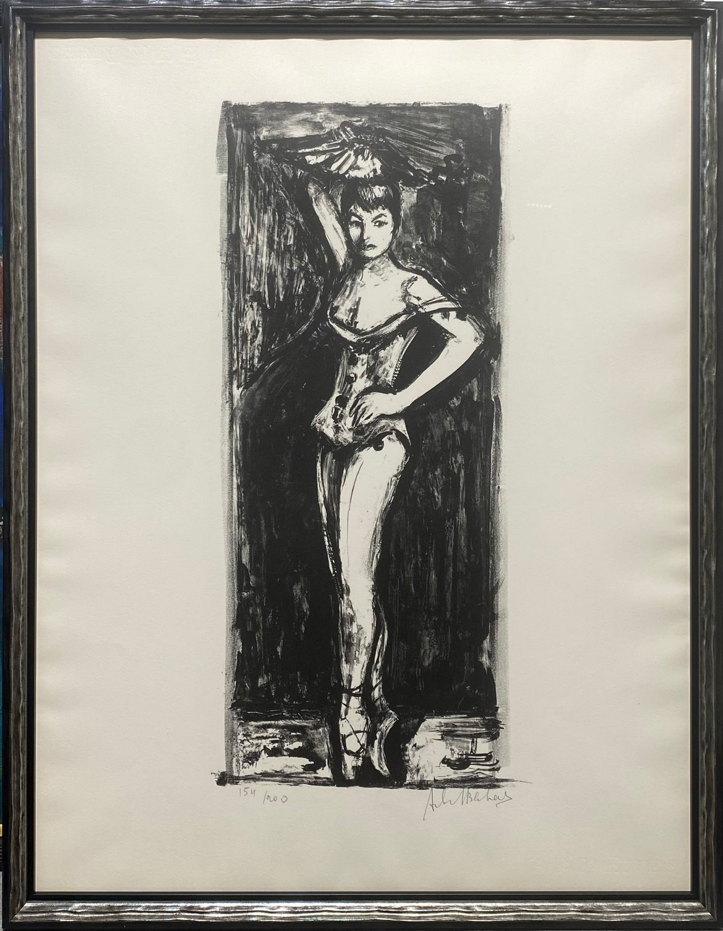 Arbit Blatas | Zizi, 1961 | Litografija, 51x22 (68x53)