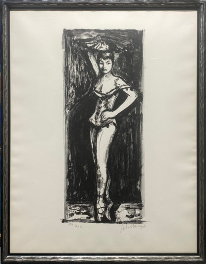 Arbit Blatas | Zizi, 1961 | Litografija, 51x22 (68x53)