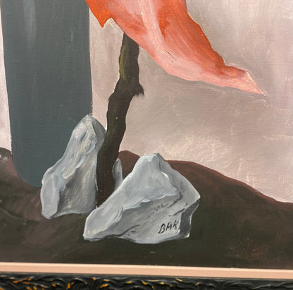 Samuel Bak |Bird | Oil on canvas, 60x60 (72x72)