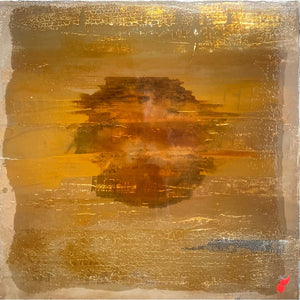 Martynas Gediminas | Tiesa 10 (Iš žiedų serijos), 2026 | Akrilas, mišri tech., drobė, 84x84