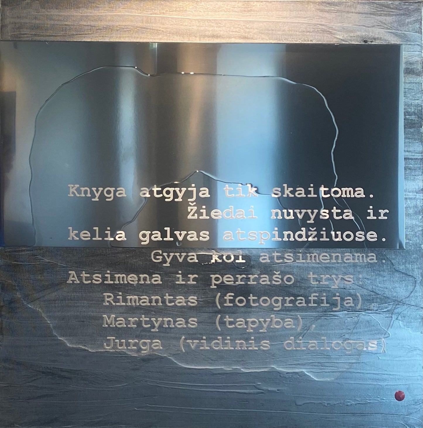 Martynas Gediminas | Tiesa 1 (Iš žiedų serijos), 2026 | Akrilas, mišri tech., drobė, 84x84