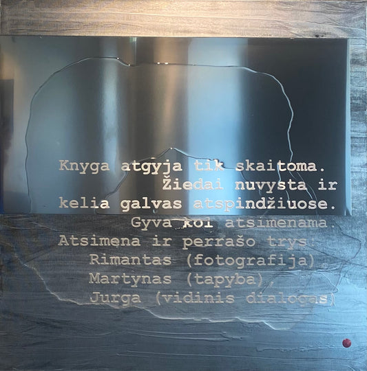 Martynas Gediminas | Tiesa 1 (Iš žiedų serijos), 2026 | Akrilas, mišri tech., drobė, 84x84