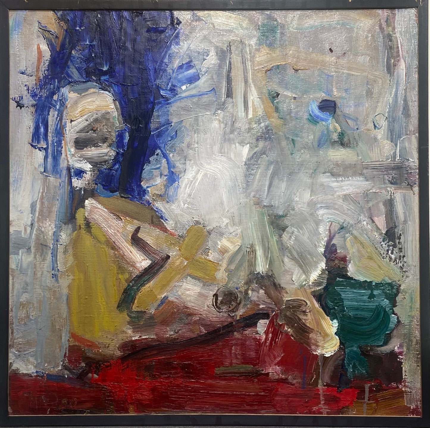 Vytautas Dubauskas | Still life, 1990 | Oil on canvas, 65x65 (68x68)