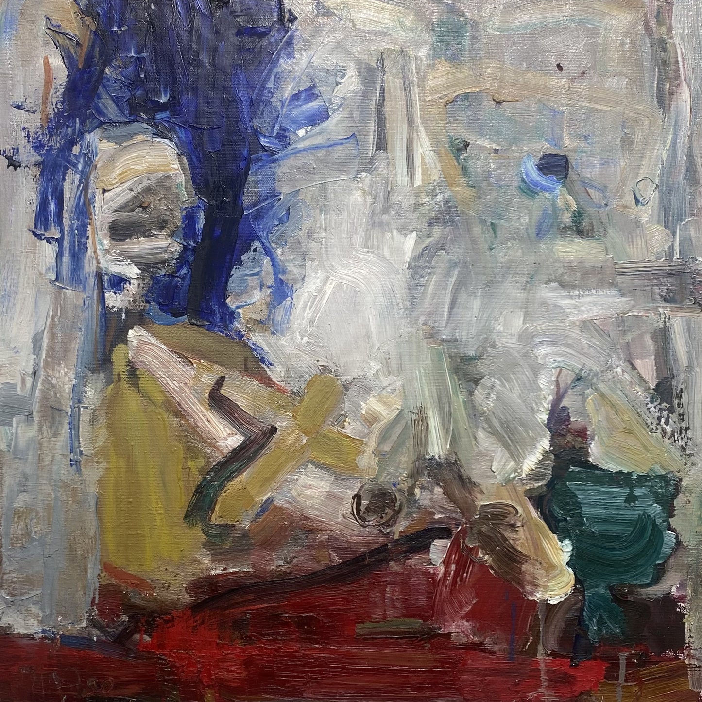 Vytautas Dubauskas | Still life, 1990 | Oil on canvas, 65x65 (68x68)