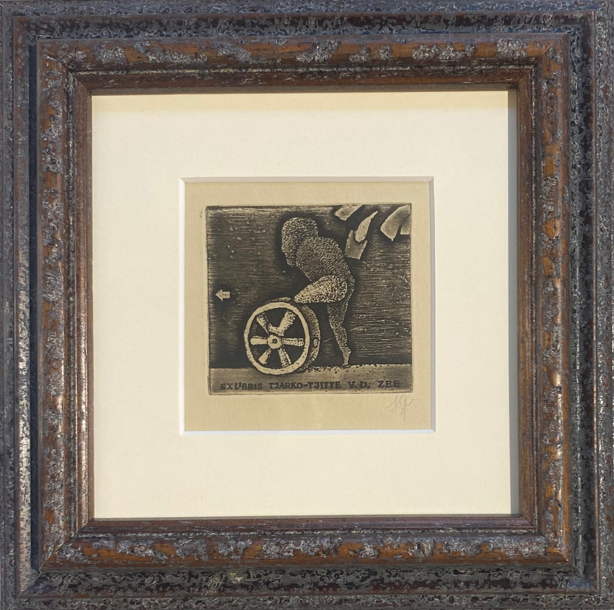 Stasys Eidrigevičius | Ex Libris Tjarko-Tjitte van der Zee | Ofort, 6x6.4 (19,5x19,5)
