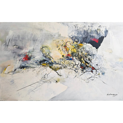 Vytenis Lingys | Į šviesą, 2016 | Drobė, aliejus, 140x220