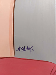 Joseph Adibleku (Ghana)<br>Pink Suit, 2022<br>Drobė, akrilas, 190x151