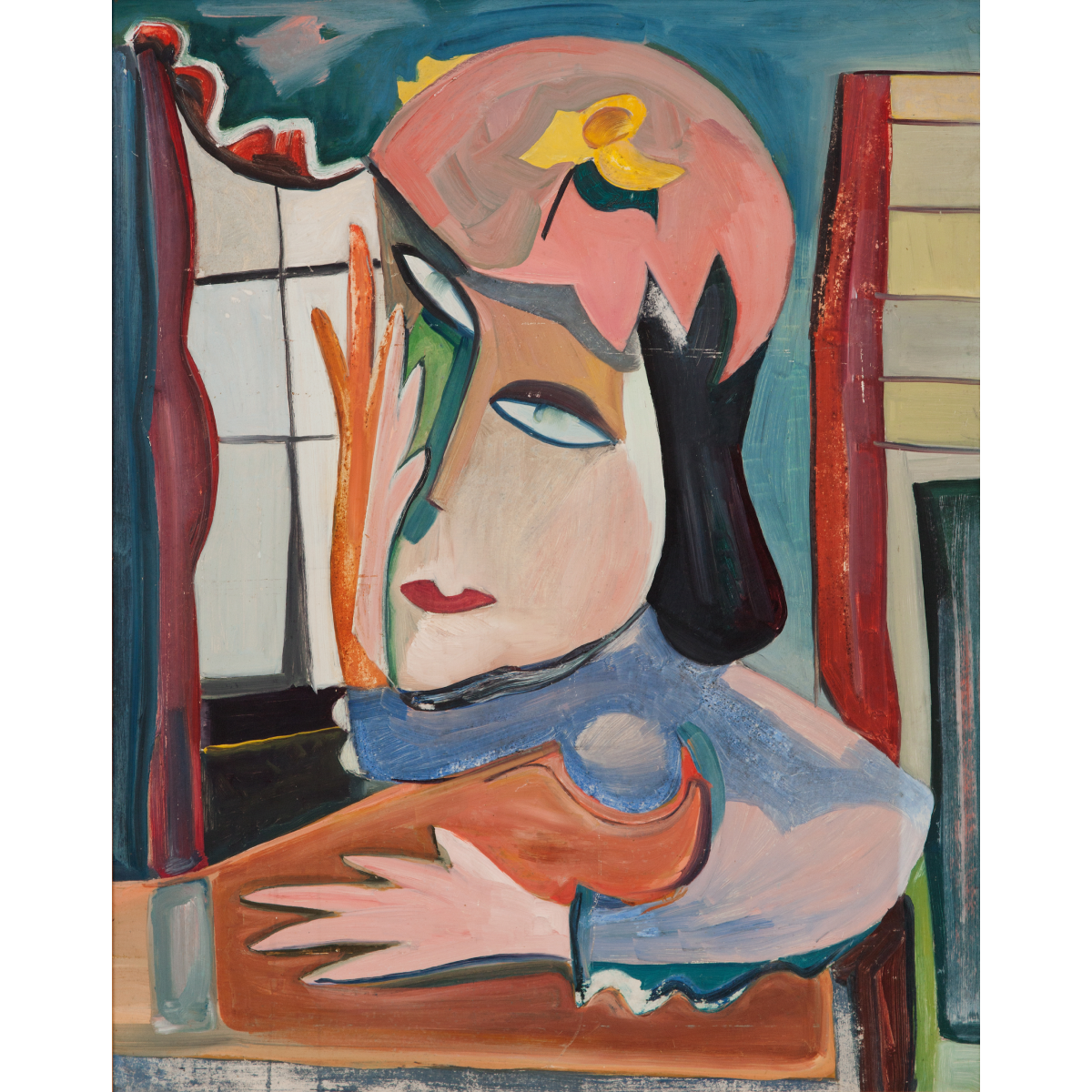 Jurgis Mikševičius | Gay, 1960 | Aliejus ant plokštės, 79x59