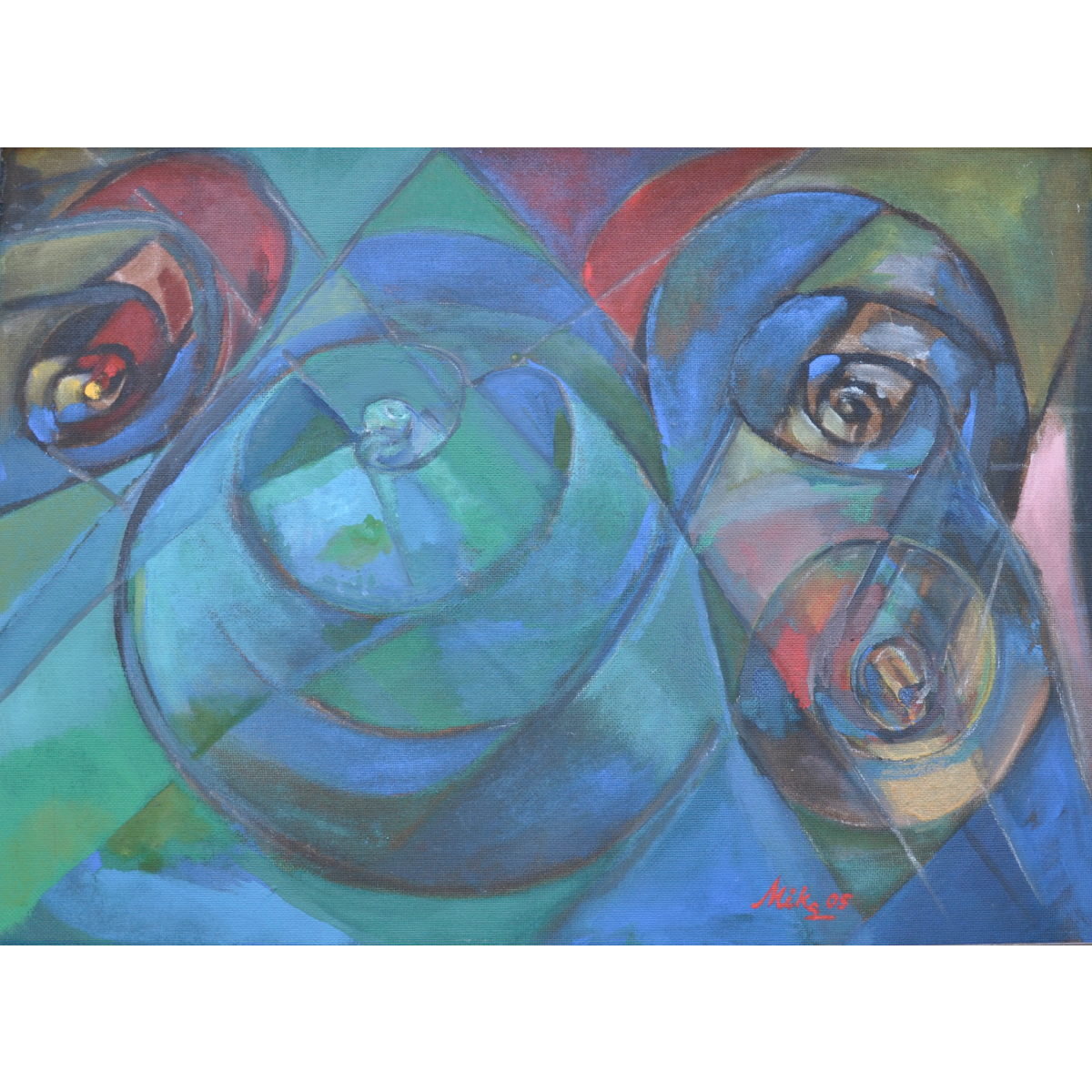 Jurgis Mikševičius | Nocturne (Noktiurnas), 2005 | Aliejus ant plokštės, 60x90