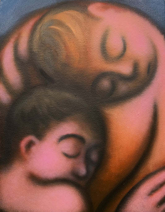 Justin Liam O'Brien (JAV) | There's no sacred vision like her, 2019 | Akrilas, drobė, 36x28