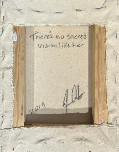 Justin Liam O'Brien (JAV) | There's no sacred vision like her, 2019 | Akrilas, drobė, 36x28