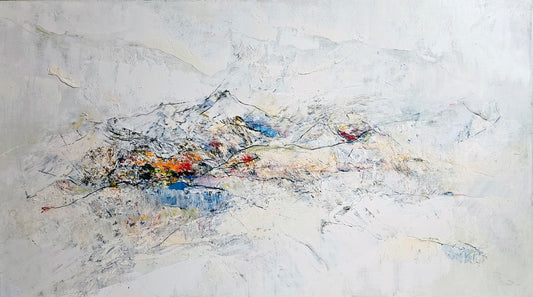 Vytenis Lingys | Mountain Spirit, 2023 | Oil on canvas, 115x200