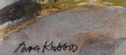 Eva Kubbos | Landscape | Akvarėlė, popierius, 38x53 (47x62)